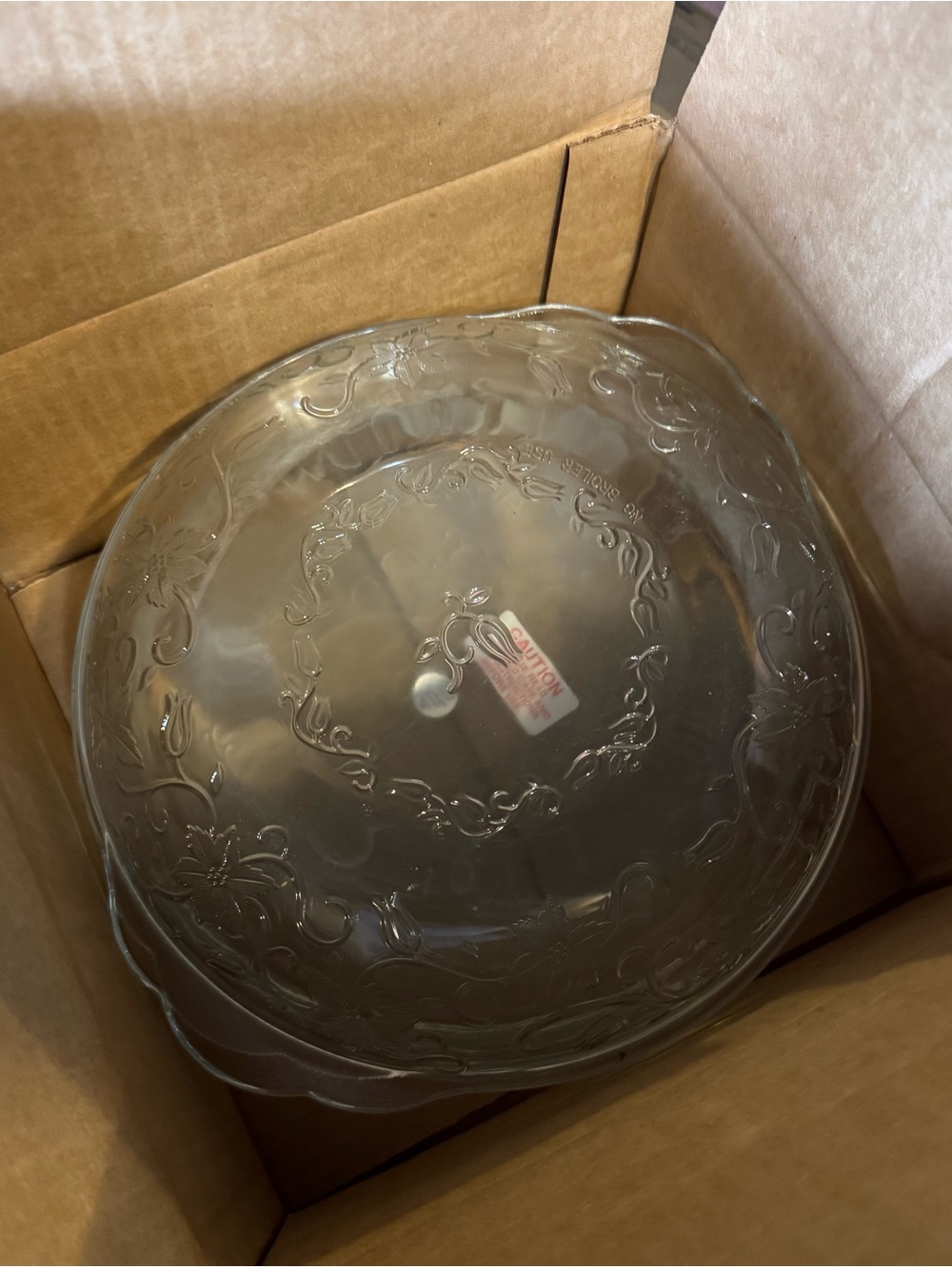 Princess House Fantasia Crystal 2-Piece Baker – Brand New